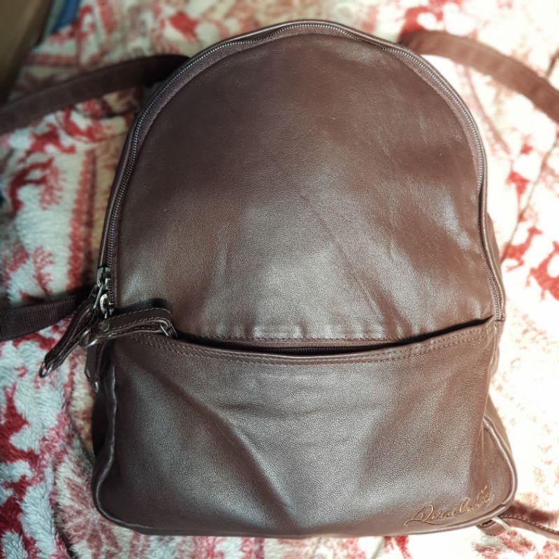 BALO DA DÊ CHẤT ĐẸP MỀM, LOGO THÊU TRÊN DA