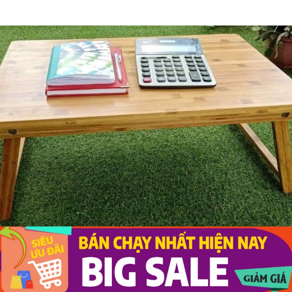 Bàn học sinh, bàn làm việc/ bàn đa năng gỗ tre chân gấp gọn hàng tại xưởng