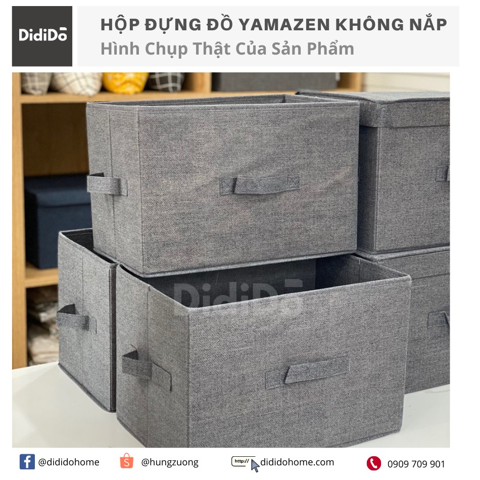 SET 3 Hộp Yamazen 38cm không nắp xuất Nhật