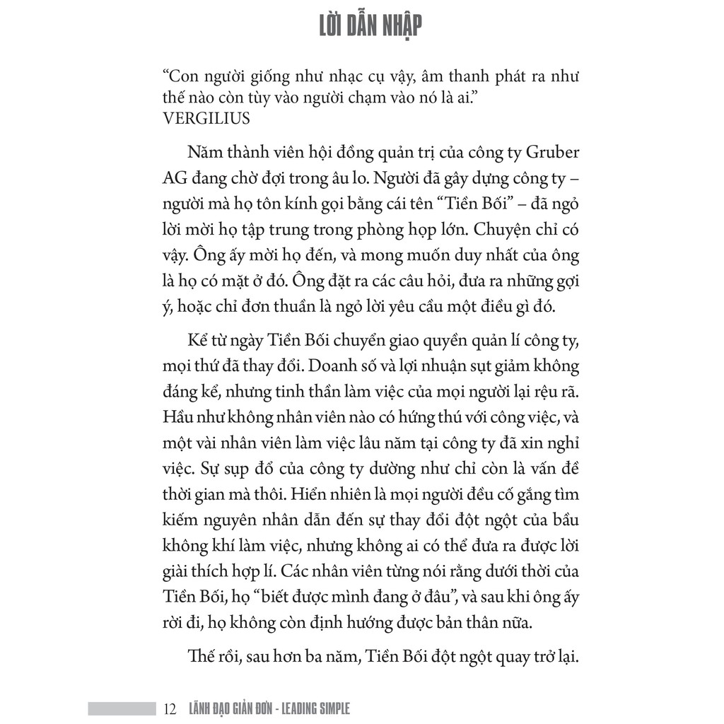 Sách- Leading Simple - Lãnh Đạo Giản Đơn