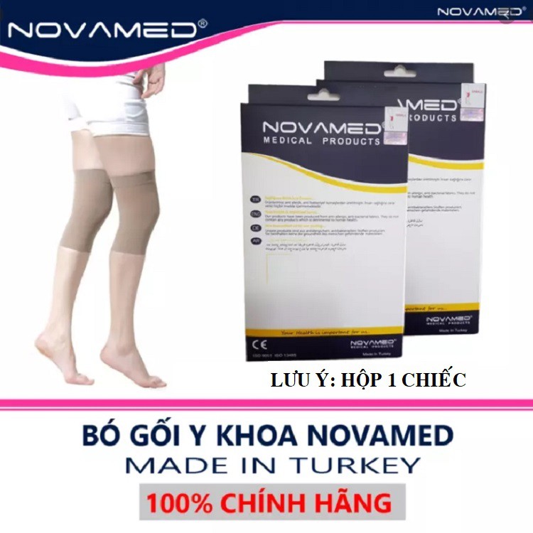 Vớ y khoa bó gối ngăn giản tĩnh Novamed Hộp 1 cái