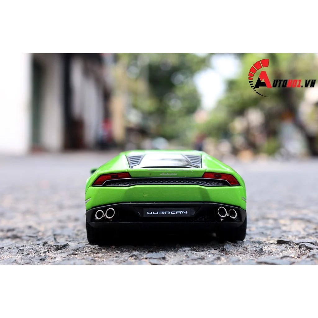 XE MÔ HÌNH LAMBORGHINI HURACAN LP610-4 GREEN 1:24 WELLY 2070