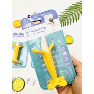 Gặm Nướu Sillicon An Toàn Cho Bé, Hình Chuối, Hươu, Khỉ, Mềm Mại, Chính Hãng, Check QR Code