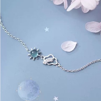 Lắc Tay Nữ Mây Và Trời Bạc Ý S925 - L2366 - Bảo Ngọc Jewelry