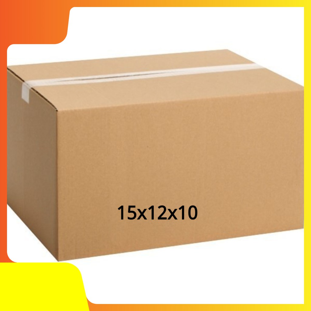 Hộp Carton Đóng Hàng 15x12x10 cm ♥️ FREESHIP ♥️ Giảm 10K Khi Nhập [BAOB2] 1 Hộp Carton Đóng Hàng