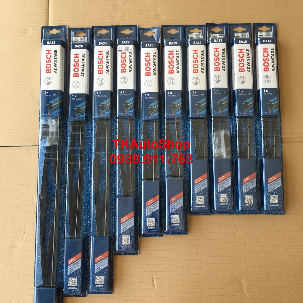 Gạt mưa ô tô thân cứng Bosch Advantage