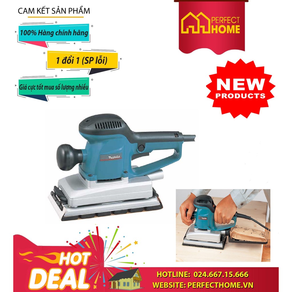 ⚡️Sale sốc⚡️ { Hàng chính_hãng}Máy Chà Nhám Rung Makita BO4901 Công suất 330W