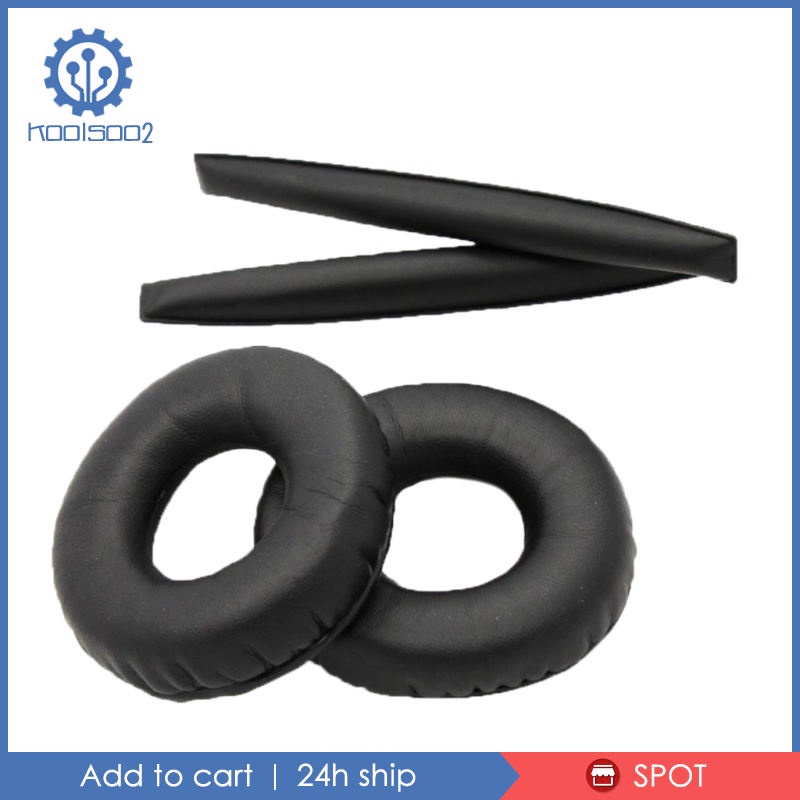 Bộ 2 Miếng Đệm Tai Nghe + Đệm Đầu Thay Thế Cho Sennheiser HD25 HD25-1