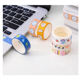 Cuộn Washi tape trang trí sổ, dễ thương