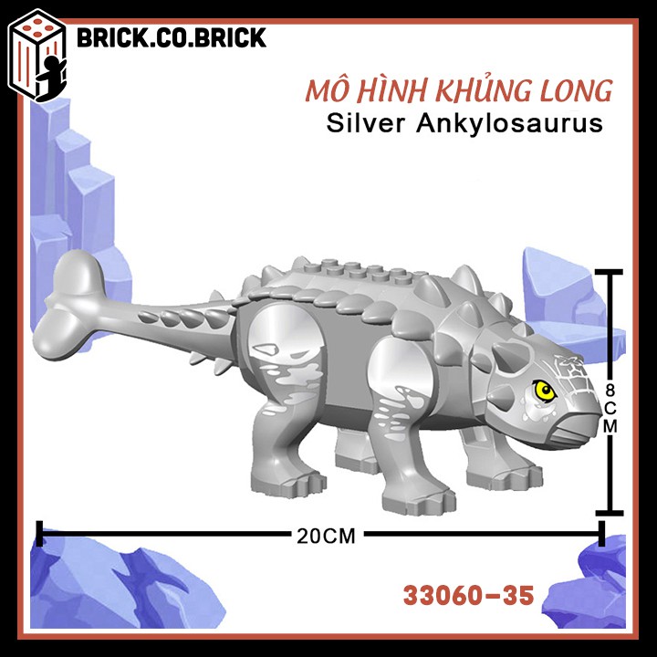 Khủng Long Lego Mô Hình Lắp Ráp Khủng Long Bạo Chúa Dinosaur Jurassic World Loại To - MỚI NHẤT 33060