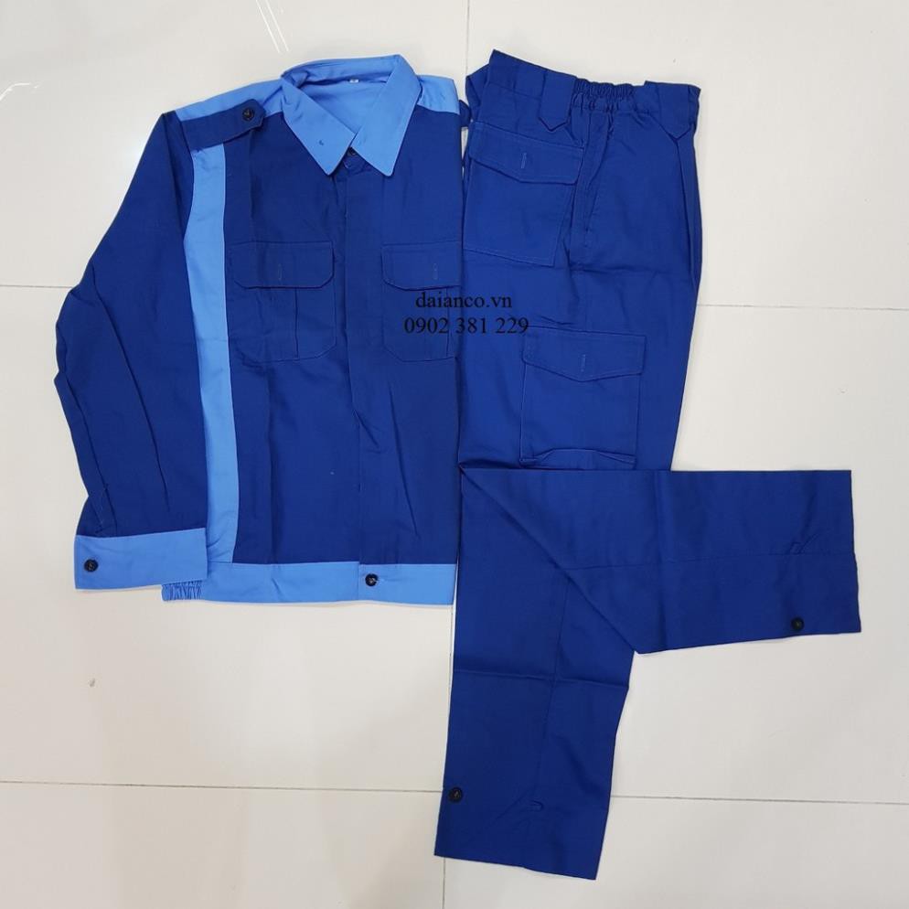 Bộ quần áo kỹ sư, quần áo công nhân vải Pangrim Hàn Quốc DA04