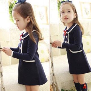 Đầm bé gái thắt nơ eo phong cách đường phố