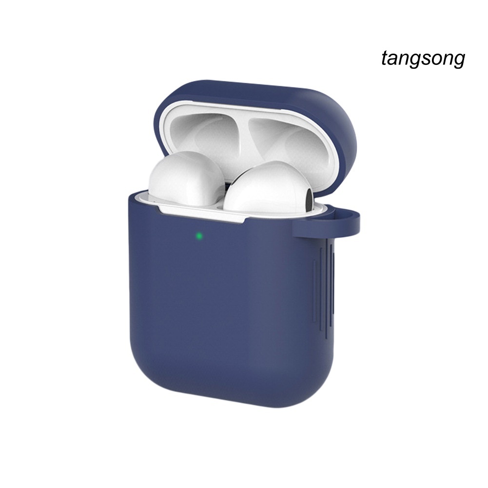 Vỏ Đựng Bảo Vệ Hộp Sạc Tai Nghe Airpods 1 / 2 Bằng Silicone