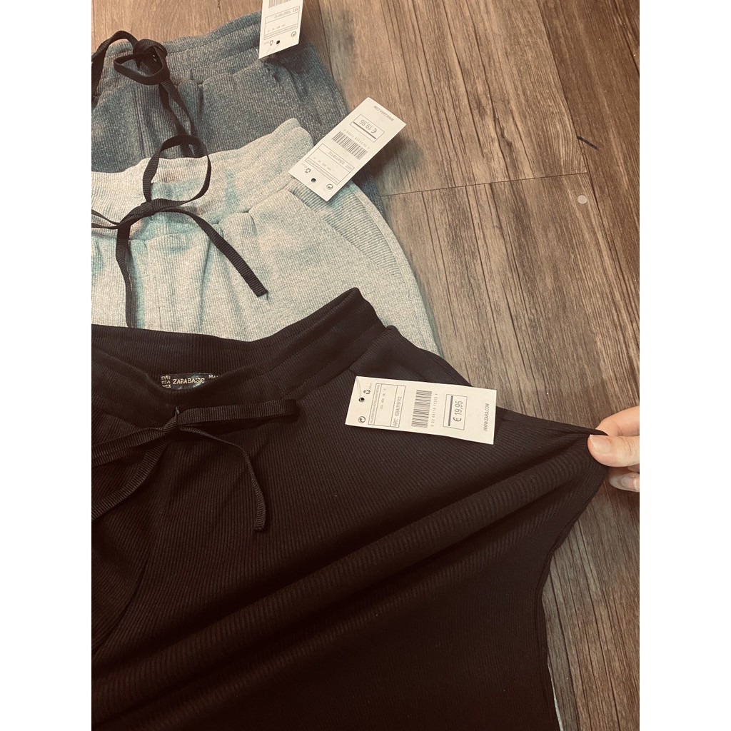 Quần Jogger Len Tăm Nữ 🌺 Quần cạp chun dây rút tùy chỉnh cá tính style Korea 2 màu XÁM | ĐEN SIÊU HOT 🌺 | BigBuy360 - bigbuy360.vn