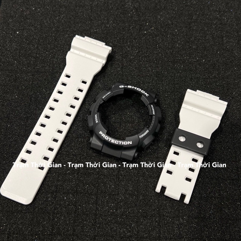 Set Vỏ đồng hồ G-Shock GA-110 Đen Trắng nhám hàng Real