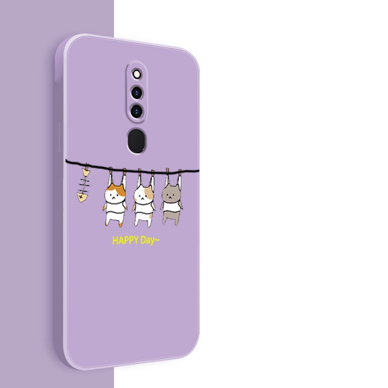 Ốp lưng OPPO F11 Pro F11 Ốp Điện Thoại Silicone Mềm Mịn Bảo Vệ Cho OPPO F11 Pro F11 Lsmm01 viền vuông cute