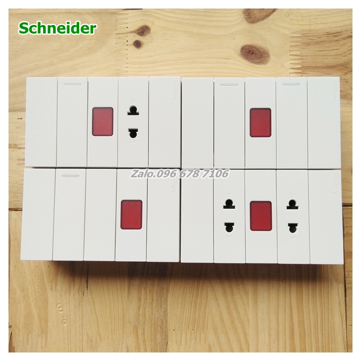 COMBO Ổ cắm - Công tác - Đèn báo Schneider - AvatarOn A Chính hãng