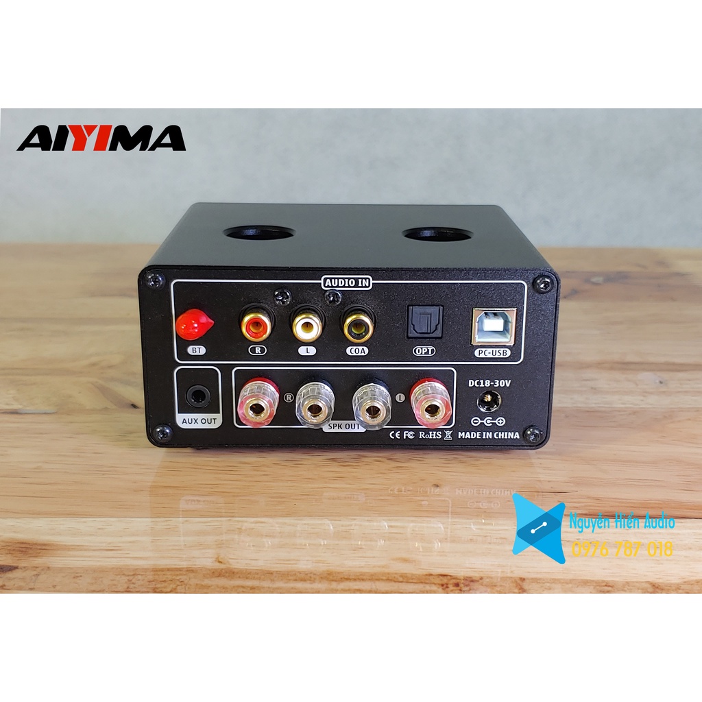 Amply AIYIMA Tube T9 kết hợp giải mã và pre đèn Tặng dây quang choseal 1,5m