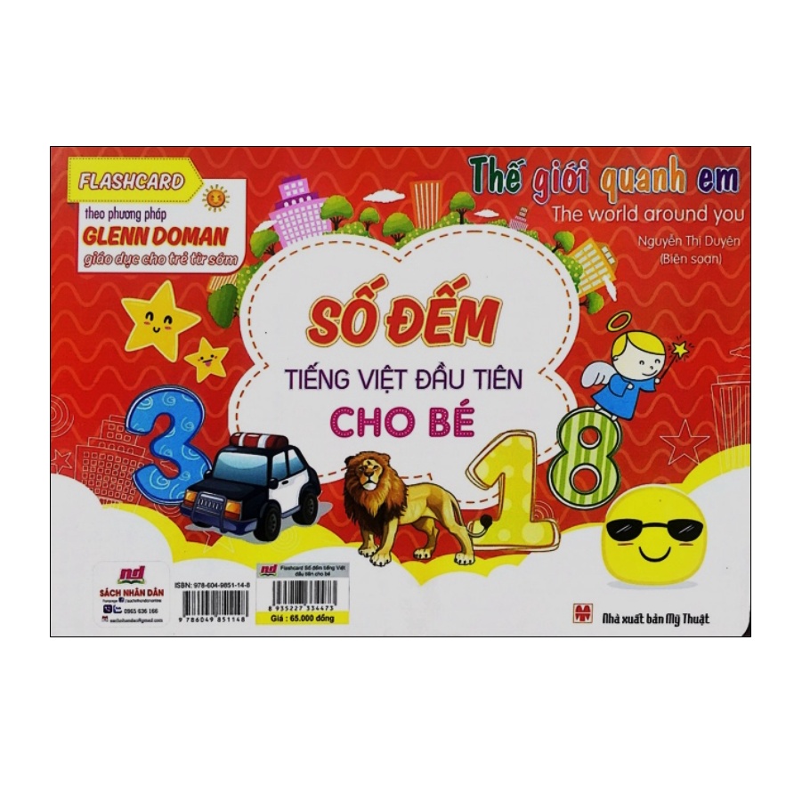 Sách - Thế giới quang em - Số Đếm Tiếng Việt Đầu Tiên Cho Bé