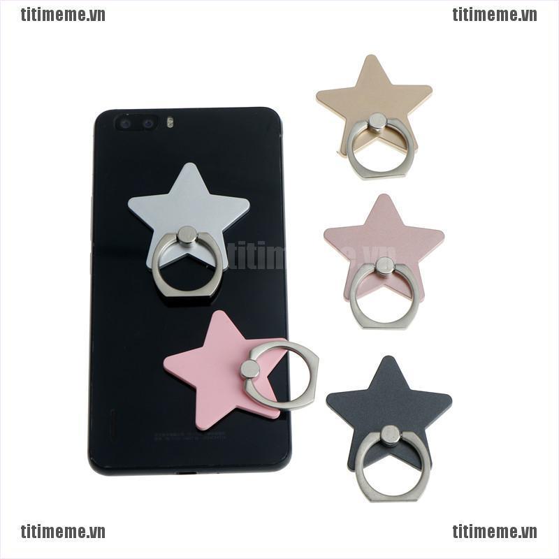 TITI five-pointed star shaped mobile phone ring bracket moblie phone holder