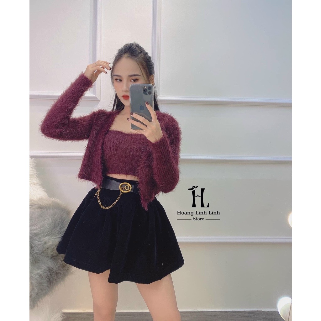 ÁO KHOÁC KÈM ÁO 2 DÂY LÔNG CHO NỮ | BigBuy360 - bigbuy360.vn