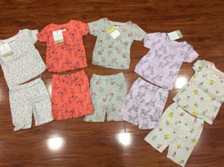 Set 5 bộ carter cho bé gái( ảnh thật)