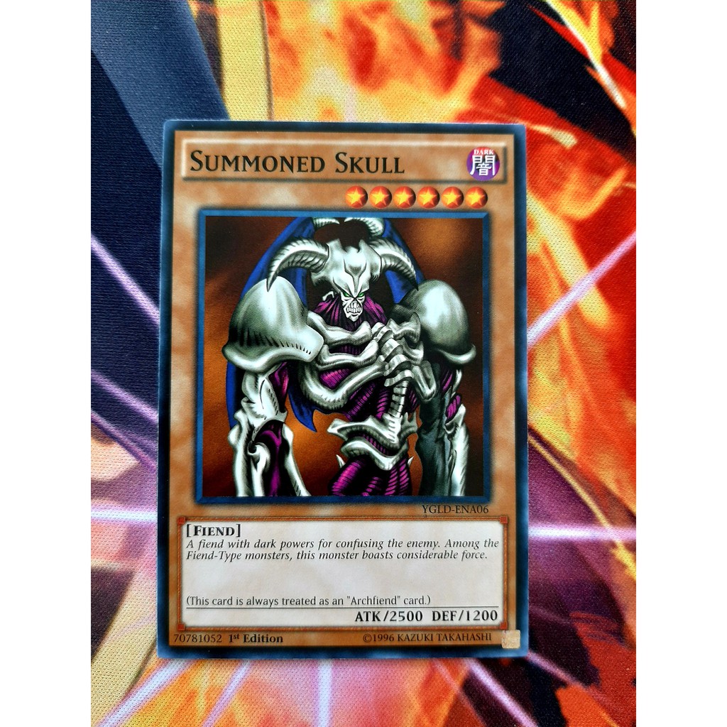 Thẻ Bài Mint90 Yugioh Monster Summoned Skull - Common