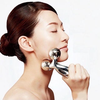 Con Lăn Massage Mặt 3D Cao Cấp [ Matxa Toàn Thân Cằm, Mũi ,Bụng , Tay Chân]
