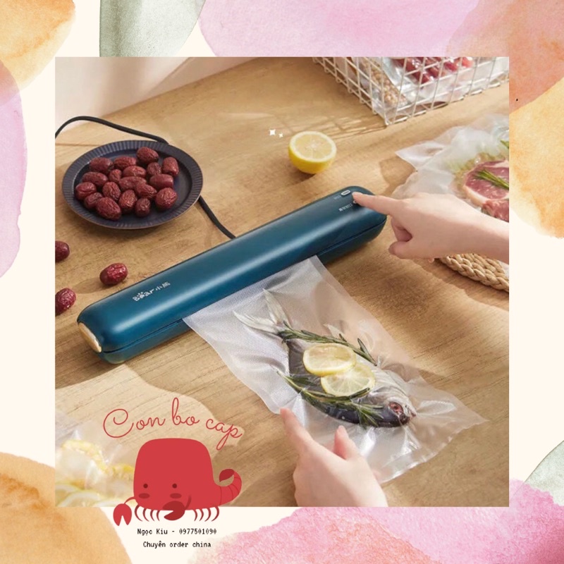 Máy Hút Chân Không Và Hàn Miệng Túi Chính Hãng Bear