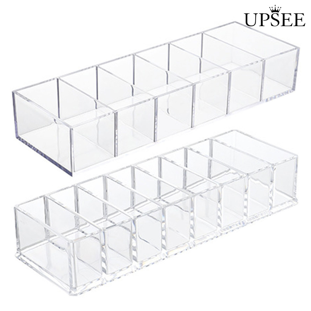 Hộp Đựng Đồ Trang Điểm Trong Suốt 6 / 8 Ngăn | BigBuy360 - bigbuy360.vn