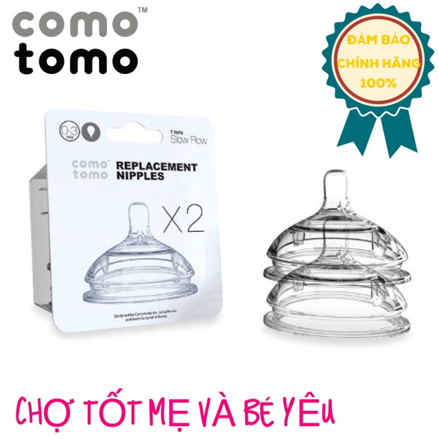 [CHÍNH HÃNG] LẺ/SET 2 NÚM TY COMOTOMO SIZE 1-2-3-Y CUT MỸ