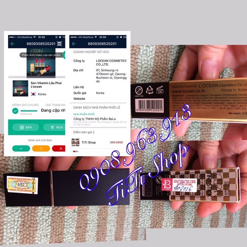 Son L'ocean Tint Stick Sweet Love Story 2 Trong 1 | BigBuy360 - bigbuy360.vn