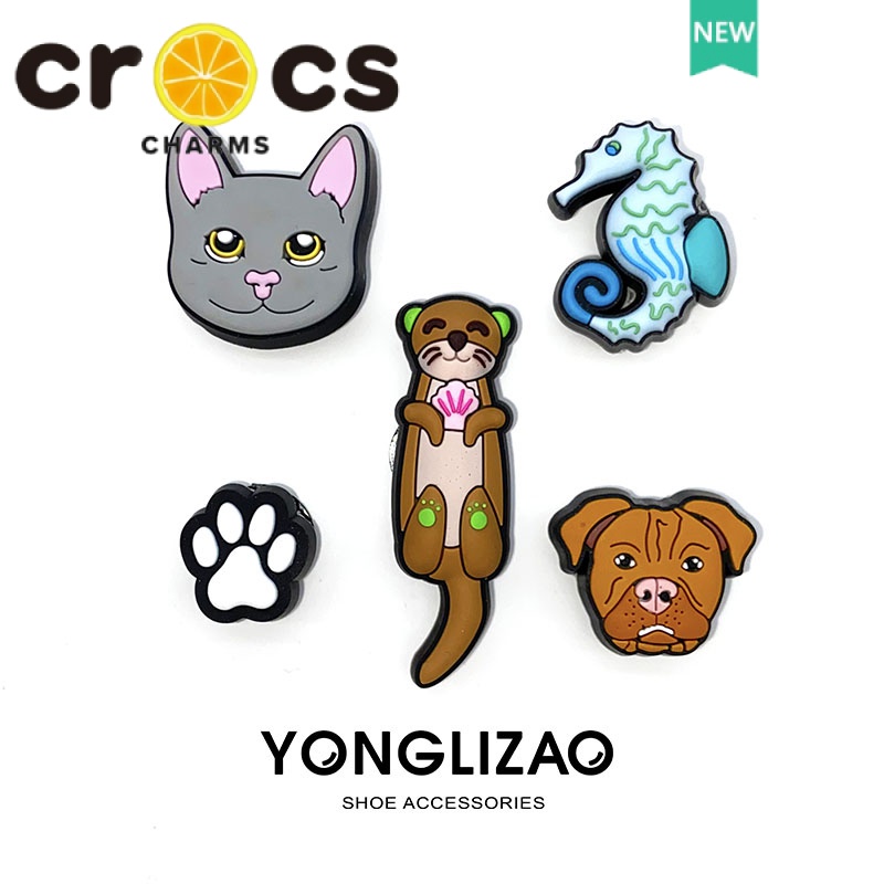 Khóa Cài Giày crocs Họa Tiết Hoạt Hình Dễ Thương Trang Trí DIY