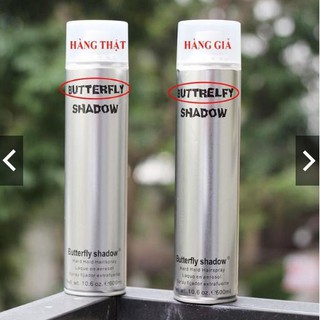 Gôm keo xịt giữ nếp tóc cao cấp Butterfly Shadow 600ml