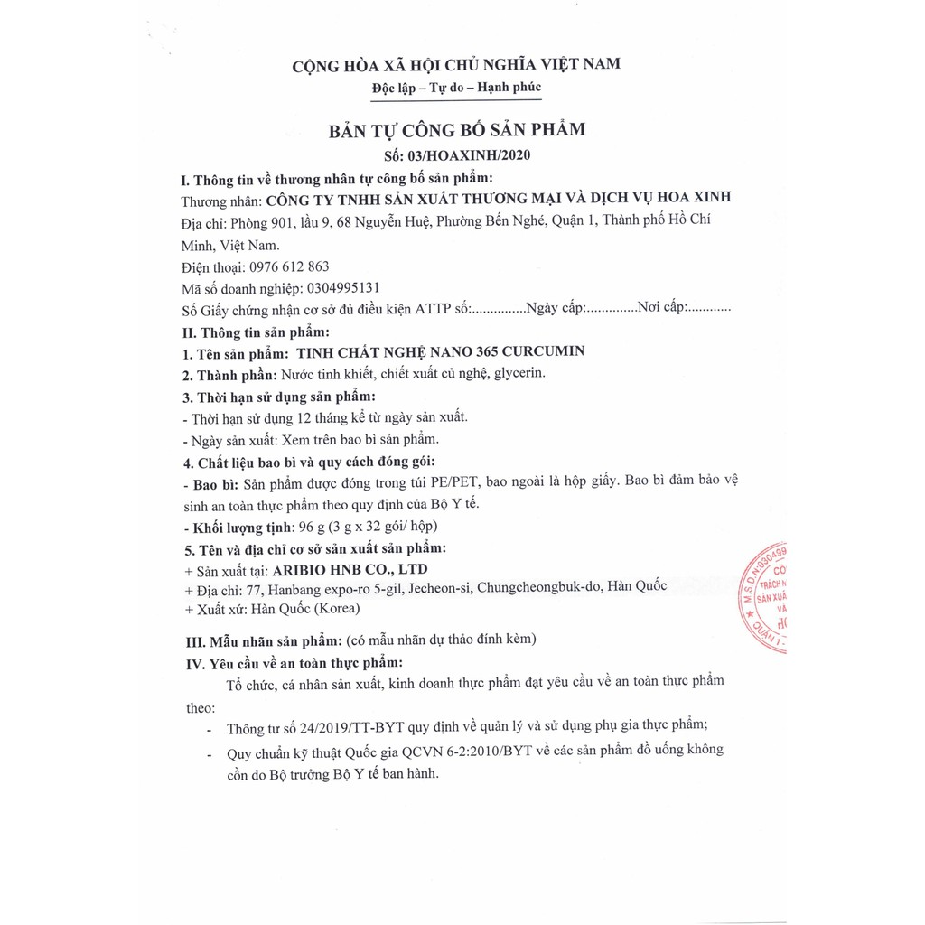 [CHÍNH HÃNG TẠI HOA XINH] Tinh chất Nghệ Nano Curcumin 365 Hàn Quốc chính hãng có mã QR check 7680mg 96 tép (Hộp 3 lốc) | BigBuy360 - bigbuy360.vn