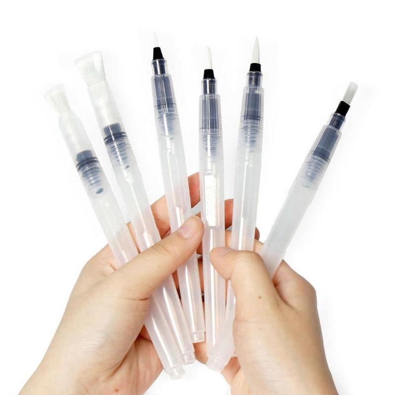 Set 6 bút màu nước đầu mềm vẽ+viết thư pháp chuyên dụng