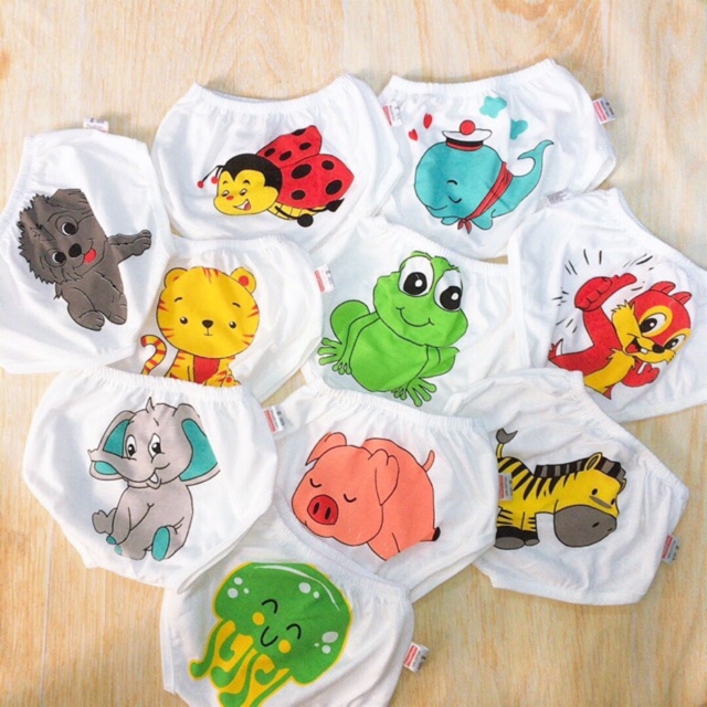 Combo 10 Quần chip mông thú cho bé _Lan Nhi