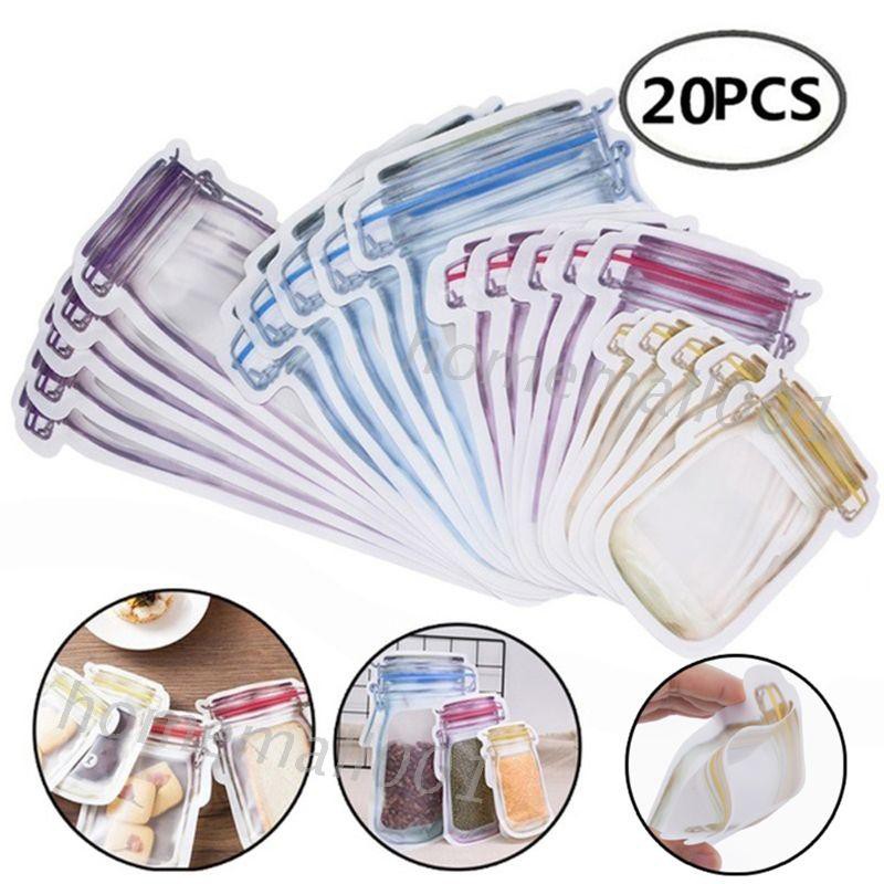 Set 12 Túi Zip Đựng Thực Phẩm Tiện Lợi