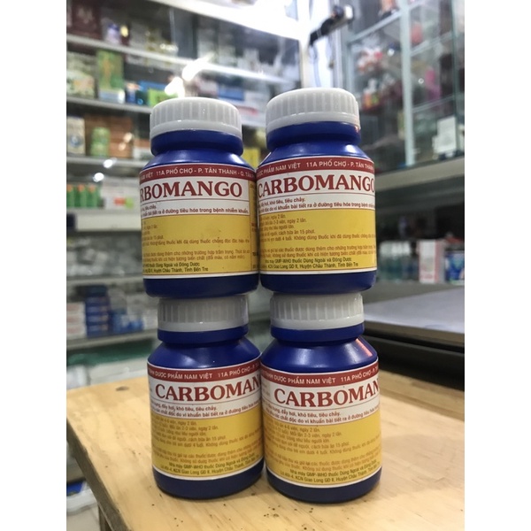 ✅Than Hoạt Carbomango / carbonamviet / Viên Tiêu Đen