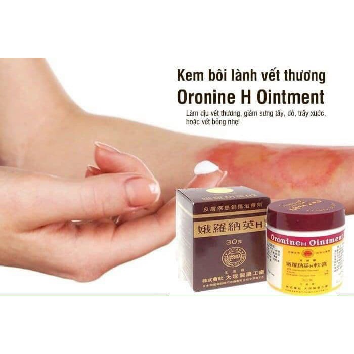 Kem Bôi Lành Vết Thương Oronine H Ointment Nhật Bản