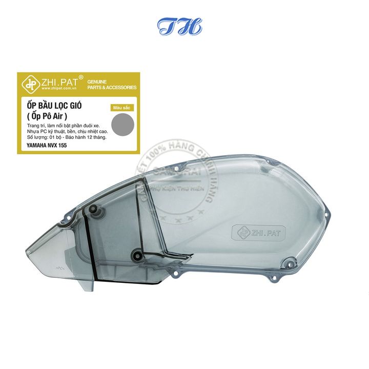 Ốp lọc gió cho xe NVX 155 trong suốt chính hãng Zhipat