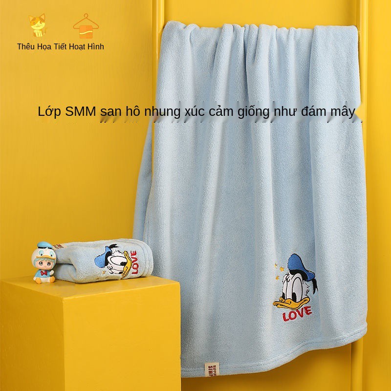 Khăn tắm nữ sinh phiên bản hàn quốc cotton phi tinh dễ thương người lớn nam không thấm nước Rụng tóc tăng dày