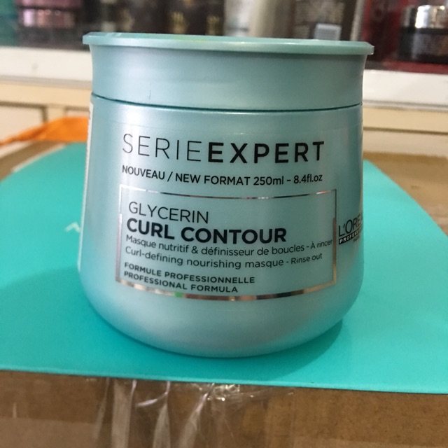 Dầu hấp chăm sóc tóc uốn Glycerin Curl Contour Masque L'oréal 250ml