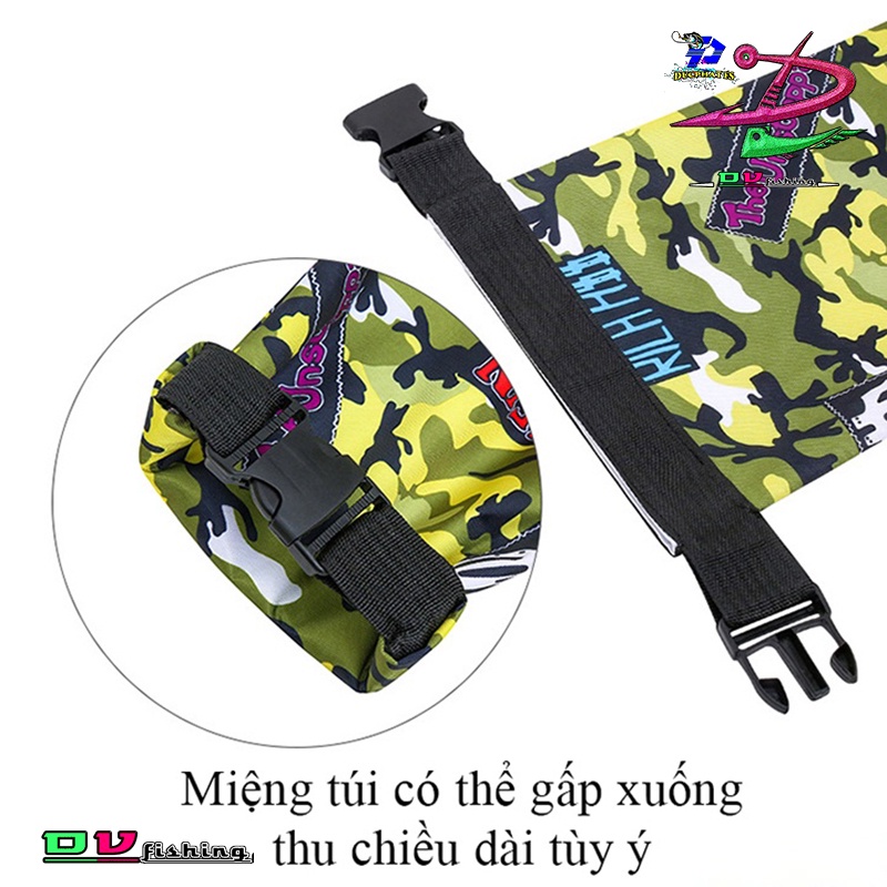 Túi Đựng Cần Câu Cá Rằn ri (130 X 20) gấp gọn tiện lợi.