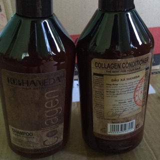 Cặp Gội xả haneda collagen