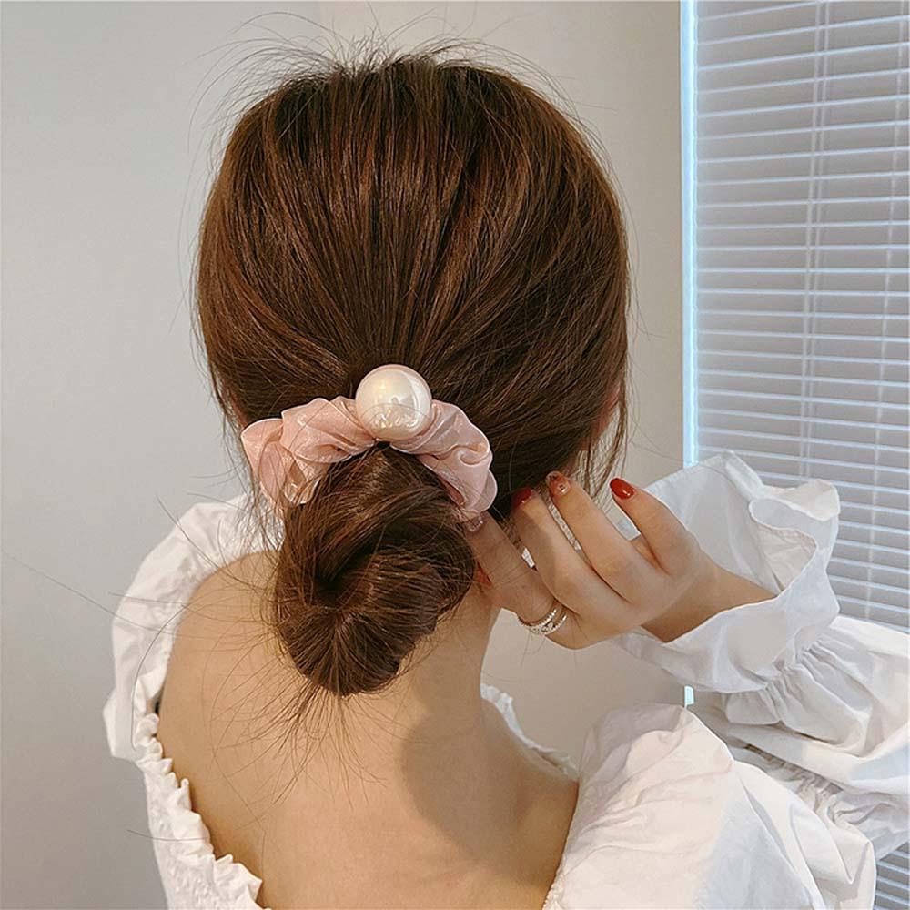 Dây Cột Tóc Co Giãn Lấp Lánh Thời Trang Cho Nữ