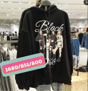 Áo Hoodies Blackpink [hãng BERSHKA][AUTHENTIC]