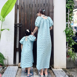 ĐỒ ĐÔI MẸ VÀ BÉ, SET VÁY ĐÔI MẸ DỄ THƯƠNG CHẤT CAO CẤP