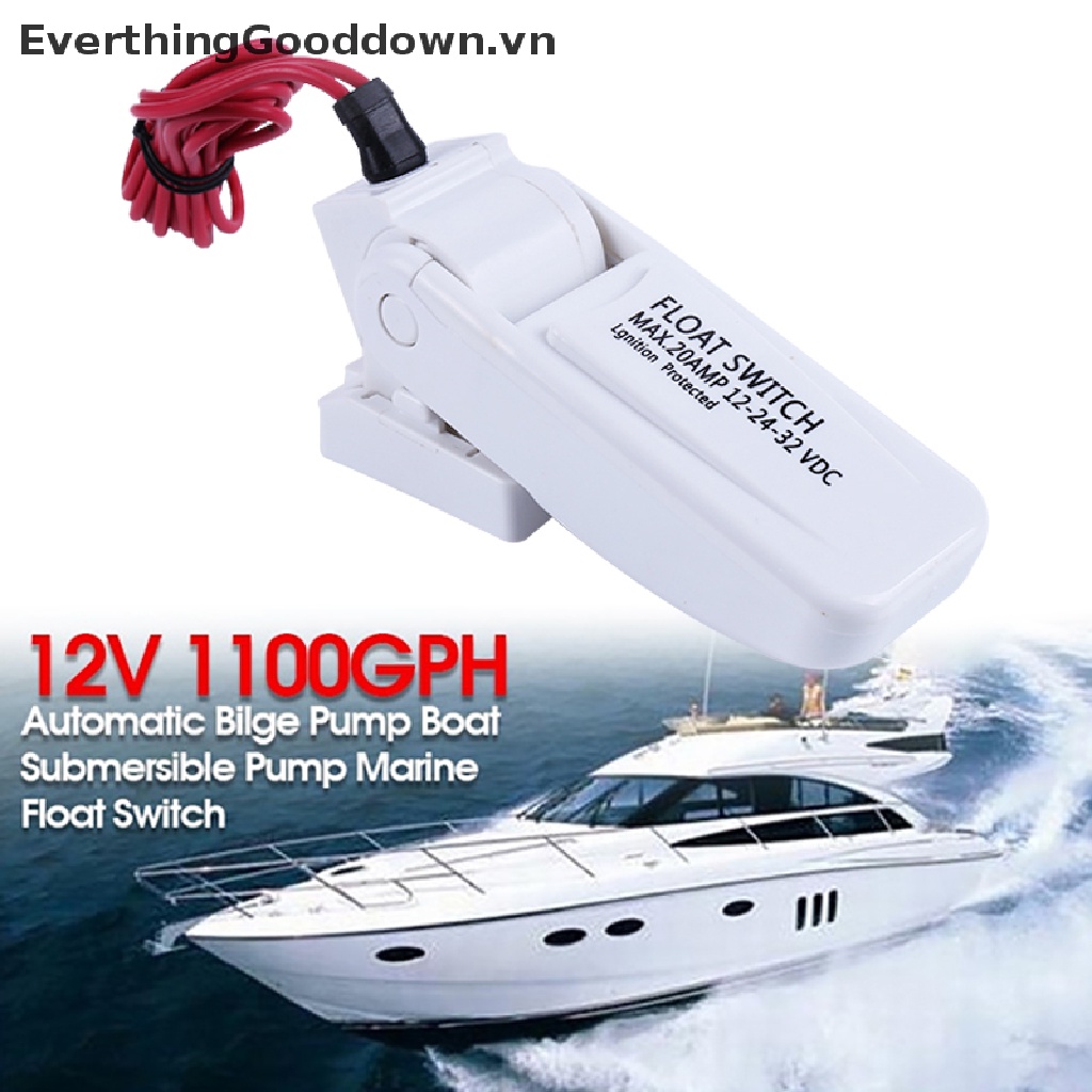 Công Tắc Bơm Chìm Tự Động 12V 1100GPH U7W6 Cho Tàu Thuyền