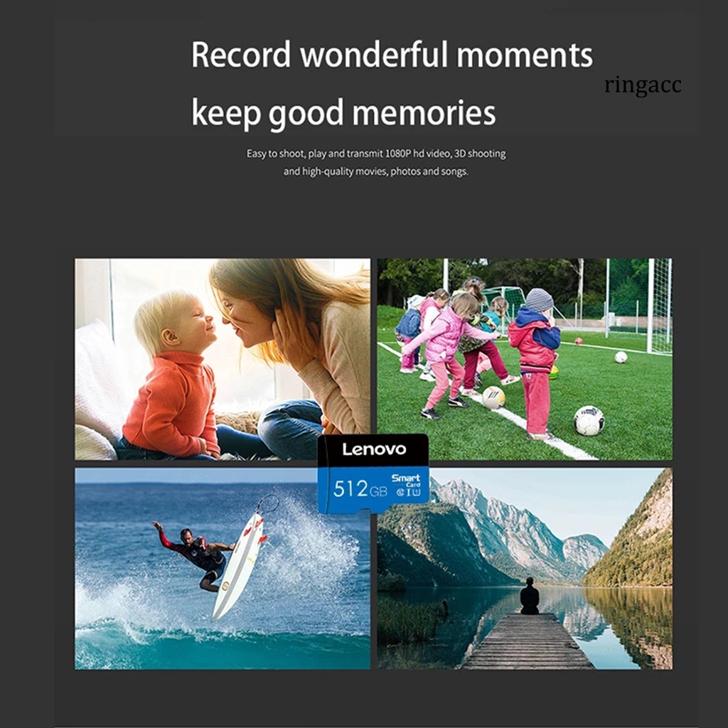 Thẻ Nhớ 64GB/128GB/256GB/512GB/1024GB Lenovo Tốc Độ Cao Không Thấm Nước